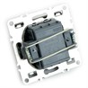 Выключатель 2-клавишный с индикатором (механизм), STEKKER, PSW10-9102-03, 250В, 10А, серия Эрна, черный - фото 70069