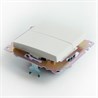 Переключатель 2-клавишный (механизм), STEKKER GLS10-7107-01 , 250V, 10А, серия Катрин, белый - фото 70423