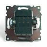 Переключатель 2-клавишный (механизм), STEKKER GLS10-7107-03, 250V, 10А, серия Катрин, серебро - фото 70490