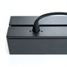 Светильник светодиодный линейный Feron AL4035 IP40 48W 4000К, рассеиватель матовый в алюминиевом корпусе, черный 1500*70*55мм - фото 70930