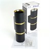 Светильник  настенный Feron ML1860 ZEN MR16 35W, 230V, 2*GU10, черный, золото IP20 - фото 71454