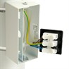 Светильник  настенный Feron ML1860 ZEN MR16 35W, 230V, 2*GU10, белый, хром IP20 - фото 71461