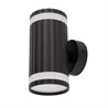 Светильник  настенный Feron HL3690 OLYMPUS 12W, 230V, 2*GX53, чёрный IP20 - фото 71866