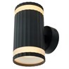 Светильник  настенный Feron HL3690 OLYMPUS 12W, 230V, 2*GX53, чёрный IP20 - фото 71871