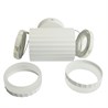 Светильник  настенный Feron HL3690 OLYMPUS 12W, 230V, 2*GX53,  белый IP20 - фото 71938