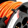 Удлинитель на катушке Stekker STD01-40-30 Standart 4 гнезда с/з ПВСбм 3*1, оранжевый, 16А, IP40, 30м - фото 72515