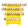 Шина"N" STEKKER на изоляторе 6*9 на DIN-рейку 8 выводов, желтый, LD555-69-8 - фото 72769