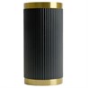 Светильник потолочный Feron ML190 Barrel GATSBY MR16 GU10 35W 230V, черный + античное золото - фото 72953