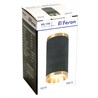Светильник потолочный Feron ML190 Barrel GATSBY MR16 GU10 35W 230V, черный + античное золото - фото 72959