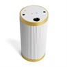 Светильник потолочный Feron ML190 Barrel GATSBY MR16 GU10 35W 230V, белый + античное золото - фото 72974