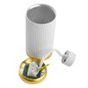 Светильник потолочный Feron ML190 Barrel GATSBY MR16 GU10 35W 230V, белый + античное золото - фото 72976