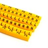 Набор кабель-маркеров "L,N,PE" STEKKER для провода сеч. до 6мм2, желтый CBMR40-S2 (DIY упак 6 отрез по30 шт) - фото 73770