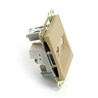 Розетка TV + компьютерная RJ-45 (механизм), STEKKER, GLS00-7106-08, серия Катрин, золото - фото 73835