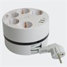 HM10-51-01 Удлинитель 5-местный с/з, 3x1мм2, 2.5м, 250В, 16А, 2USB+С 5V 3,1А, серия Comfort, белый - фото 73962