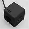 HM10-41-01 Удлинитель 3-местный с/з, 3x1мм2, 1.5м, 250В, 16А, 2USB+1С, 5V 3,1А, серия Comfort, черный - фото 73970