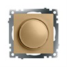 Выключатель диммирующий TRIAC (механизм), STEKKER, 250В, 500W, серия Катрин, золото, GLS10-7106-08 - фото 74278