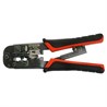 Кримпер STEKKER CTLS007 для обжима RJ разъемов RJ-45 (8P8C), RJ-12 (6P6C) и RJ-11 (6P4C и 6P2C), черный, красный - фото 74419