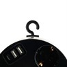 HM10-51-01 Удлинитель 5-местный с/з, 3x1мм2, 2.5м, 250В, 16А, 2USB+С 5V 3,1А, серия Comfort, черный - фото 75112