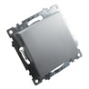 Переключатель перекрестный 1-клавишный (механизм), STEKKER GLS10-7110-03, 250V, 10А, серия Катрин, серебро - фото 75353
