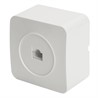 Розетка RJ-45 открытой установки, STEKKER, серия София, 1-местная, белый, MST00-20-01 - фото 75919