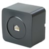Розетка RJ-45 открытой установки, 1-местная, STEKKER, серия София, черный матовый, MST00-20-05 - фото 75920