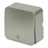 Выключатель открытой установки 1-клавишный с индикатором, STEKKER, 250В, 10А, IP20, серия София, серебро, MSW10-11-20-03 - фото 75922