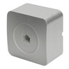 Розетка RJ-45 открытой установки, 1-местная, STEKKER, серия София, серебро, MST00-20-03 - фото 75928