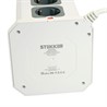 Удлинитель 12-местн с/з, 3x1мм2, 1.5 м,250В,16А, 3520Вт 3USB A + 1C 5V 3,4A, белый, серый серия Comfort HM10-61-01 - фото 76749