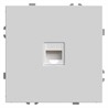 Розетка компьютерная 1-местная RJ-45 (механизм), STEKKER, серия Эмили, RST00-5117-01, белый фарфор, soft touch - фото 76812