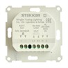 Терморегулятор механический для теплого пола (механизм), STEKKER GLS00-7117-01, 250В, 3500Вт, серия Катрин, белый - фото 77009