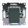 Переключатель перекрестный 1-клавишный (механизм), STEKKER GLS10-7110-05, 250V, 10А, серия Катрин, черный - фото 77202