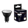 Лампа светодиодная Feron.PRO LB-1607 GU10 7W 175-265V 4000K  в черном корпусе - фото 77582