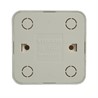 Розетка 1-местная б/з открытой установки, STEKKER, 250В, 10А, IP20, серия София, серебро, MST10-11-03 - фото 77897