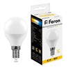 Лампа светодиодная Feron LB-550 Шарик E14 9W 175-265V 2700K - фото 78833