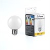 Лампа светодиодная Feron LB-37 Шарик матовый E27 1W 230V 2700K - фото 78896