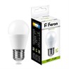 Лампа светодиодная Feron LB-750 Шарик E27 11W 175-265V 4000K - фото 78927