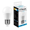 Лампа светодиодная Feron LB-950 Шарик E27 13W 175-265V 6400K - фото 78994