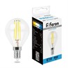 Лампа светодиодная Feron LB-509 Шарик E14 9W 230V 6400K - фото 79101