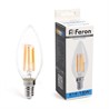 Лампа светодиодная Feron LB-717 Свеча E14 15W 230V 6400K - фото 79117