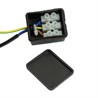 Светильник садово-парковый Feron PL744  на постамент 60W 230V E27, черный - фото 80259