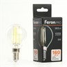 Лампа светодиодная Feron.PRO LB-1706 Шарик E14 980LM 6W 175-265V 4000K - фото 80349