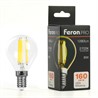 Лампа светодиодная Feron.PRO LB-1708 Шарик E14 1280LM 8W 175-265V 2700K - фото 80386