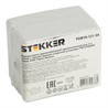 Выключатель 2-клавишный, STEKKER, PSW10-121-54, открытой установки, 250В, 10А, IP54, серый/графит - фото 80545