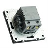 Розетка 2-местная USB + Type C (механизм), STEKKER, 250В, 20W, серия Эмили, RST10-5115-05, черный уголь, soft touch - фото 80670