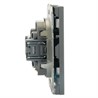 Розетка компьютерная 1-местная RJ-45 (механизм), STEKKER, серия Эмили, RST00-5117-05, черный уголь, soft touch - фото 80680