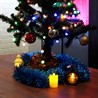 Световая фигура Свеча "Пламя"1LED (батарейки в компл), 7,5см, белый, LT134 - фото 80961