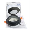 Светильник встраиваемый Feron DL504 потолочный GX53 черный круг IP44 - фото 81487