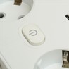 Удлинитель 6-местный c/з 3x1 мм2, 1,8 м, 250В, 10А, 4USB+2Type-C 2,4А, серия Home, белый STEKKER HM09-66-02 - фото 81835