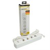 Удлинитель 4-местный c/з 3x1 мм2, 3 м, 250В, 10А, 2USB+1Type-C 2,4А, серия Home, белый STEKKER HM08-43-02 - фото 81865