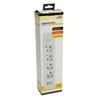 Удлинитель 4-местный c/з 3x1 мм2, 3 м, 250В, 10А, 2USB+1Type-C 2,4А, серия Home, белый STEKKER HM08-43-02 - фото 81866